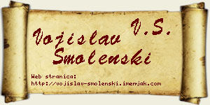 Vojislav Smolenski vizit kartica
